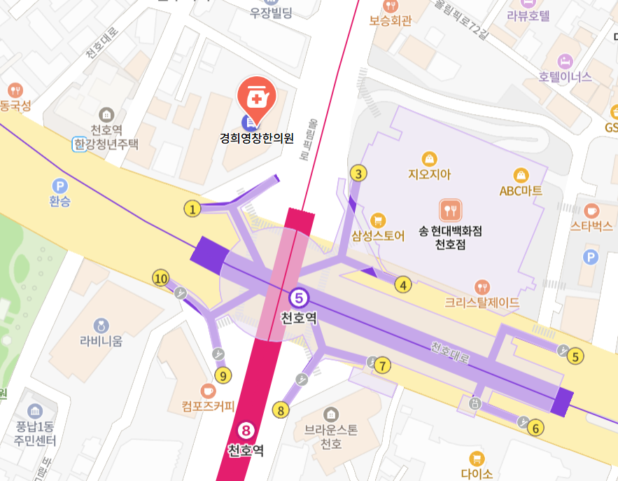 경희영창한의원 위치 지도